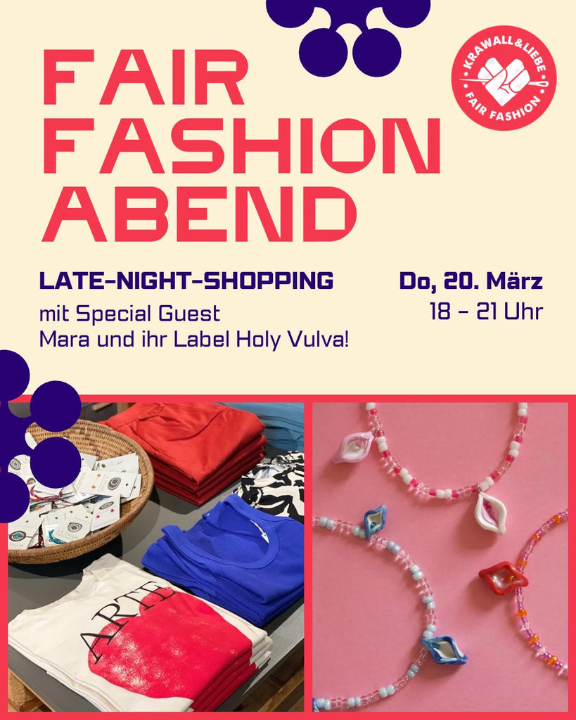 Fair Fashion Abend - late night shopping